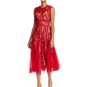 Bronx and Banco Saba Lace Midi Dress